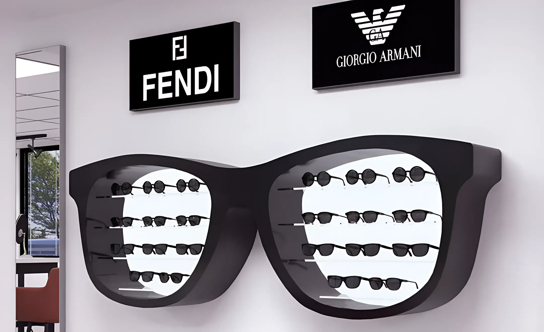 Eyewear boutique signage