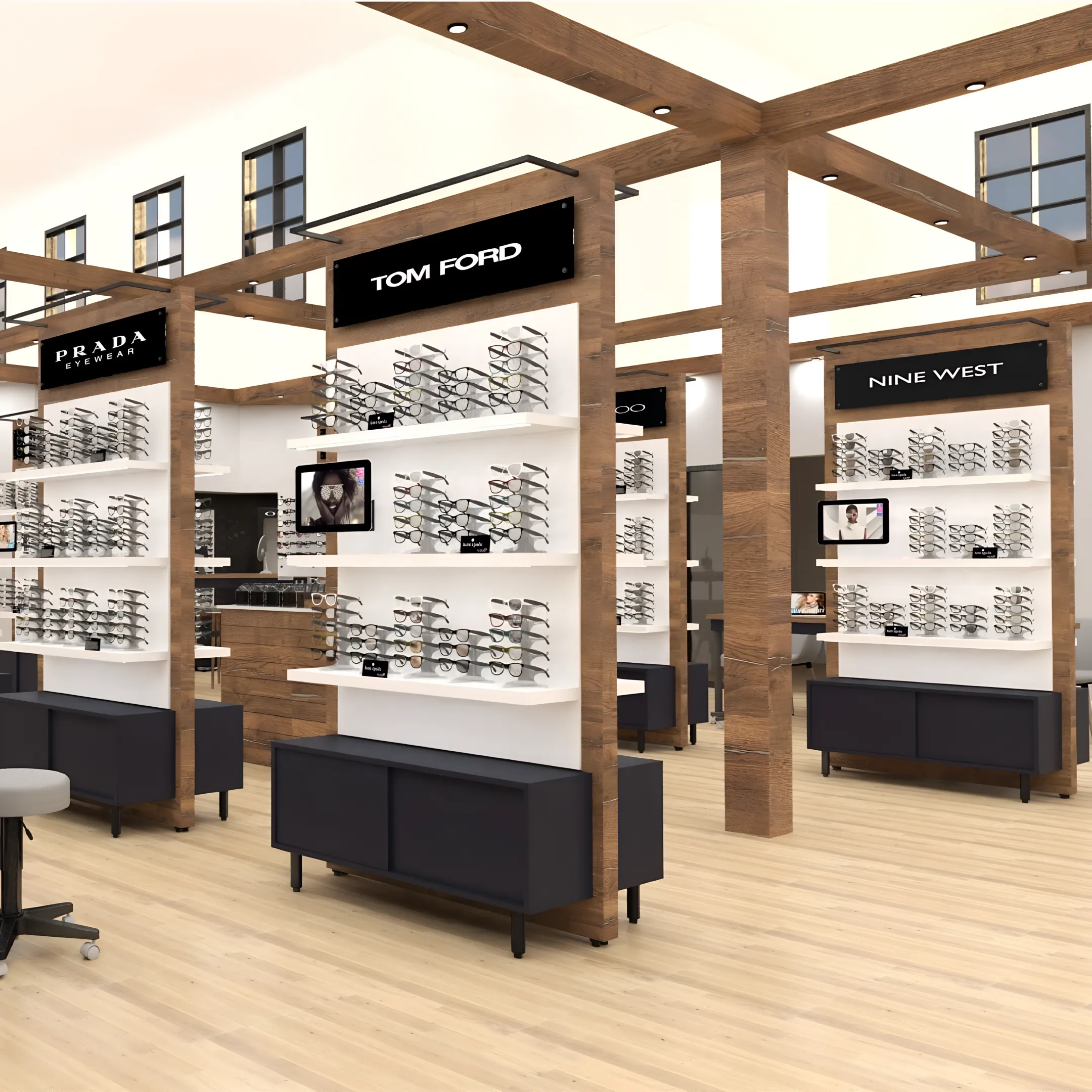Eyewear showroom display