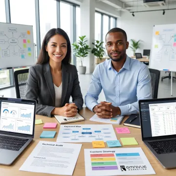 SEO planning session for business growth