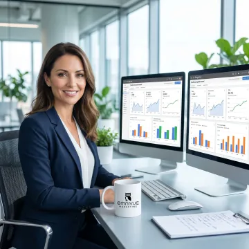 Healthcare PPC campaign dashboard and search ads