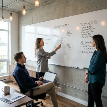 SEO strategy planning session