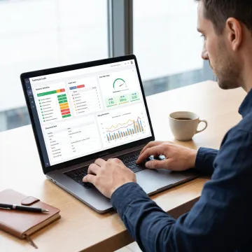Website technical SEO analysis in progress