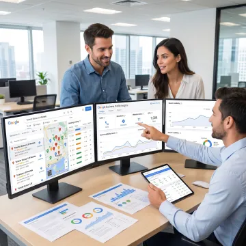 Local SEO dashboard and map rankings