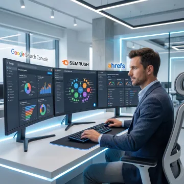 Specialist analyzing AI search and SEO performance