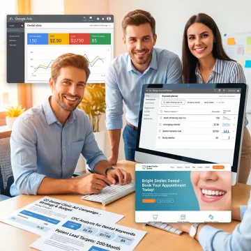 Dental Google Ads strategy and conversion optimization planning