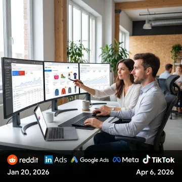 Team optimizing Google Ads for online store growth