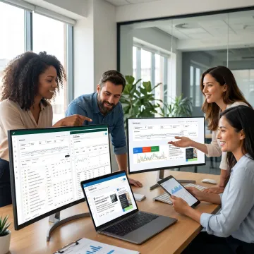 PPC advertising dashboard and campaign planning session