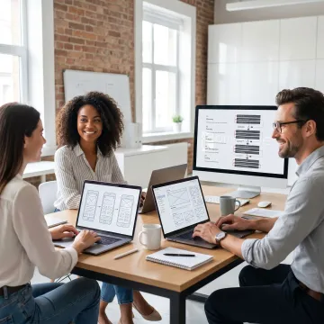 Team planning an AI MVP product build
