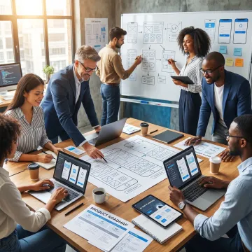 AI MVP product design and development session