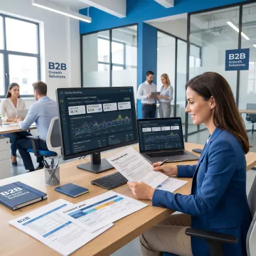 SEO consultant planning B2B growth strategy
