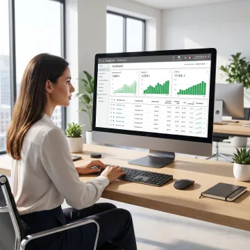 Specialist optimizing Google Ads campaign performance