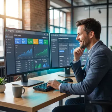 HVAC PPC campaign dashboard and lead generation strategy