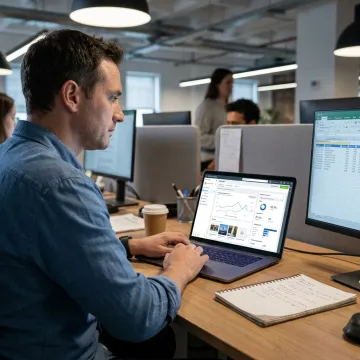 Meta ads strategist reviewing campaign performance