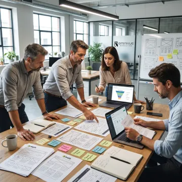 Team planning Shopify store strategy