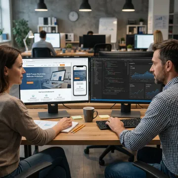 Responsive website development for a Canadian business