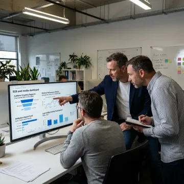 B2B paid media planning and analytics review