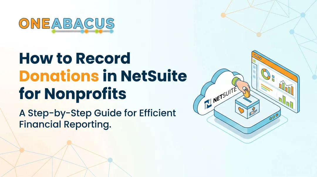 How to Record Donations in NetSuite for Nonprofits