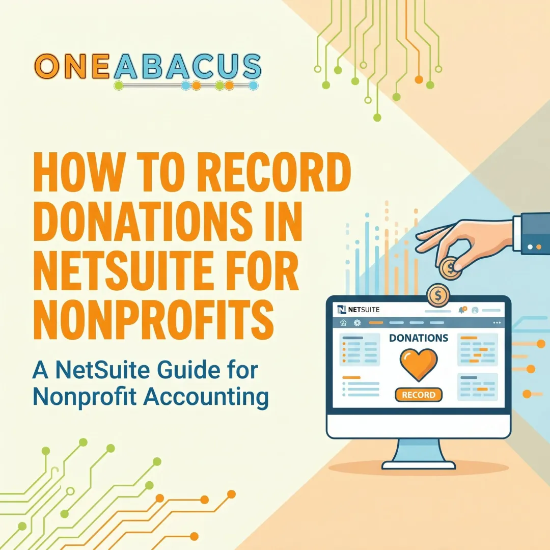 How to Record Donations in NetSuite for Nonprofits