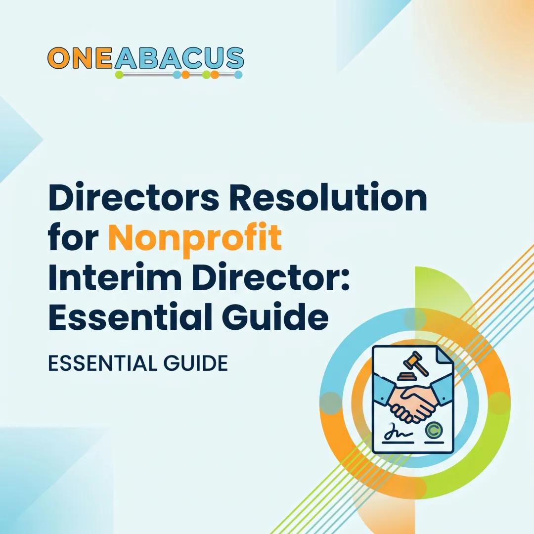 Directors Resolution for Nonprofit Interim Director: Essential Guide