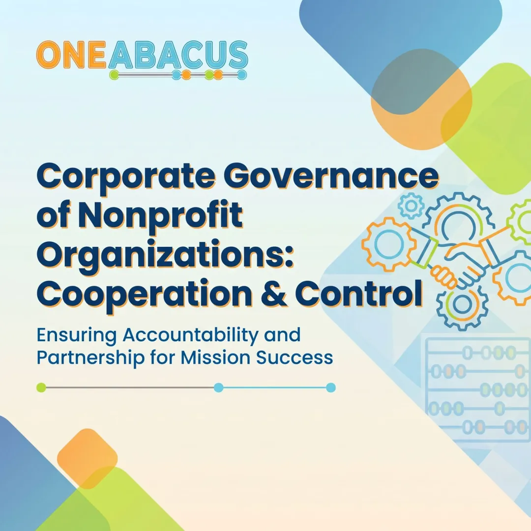 Corporate Governance of Nonprofit Organizations: Cooperation & Control