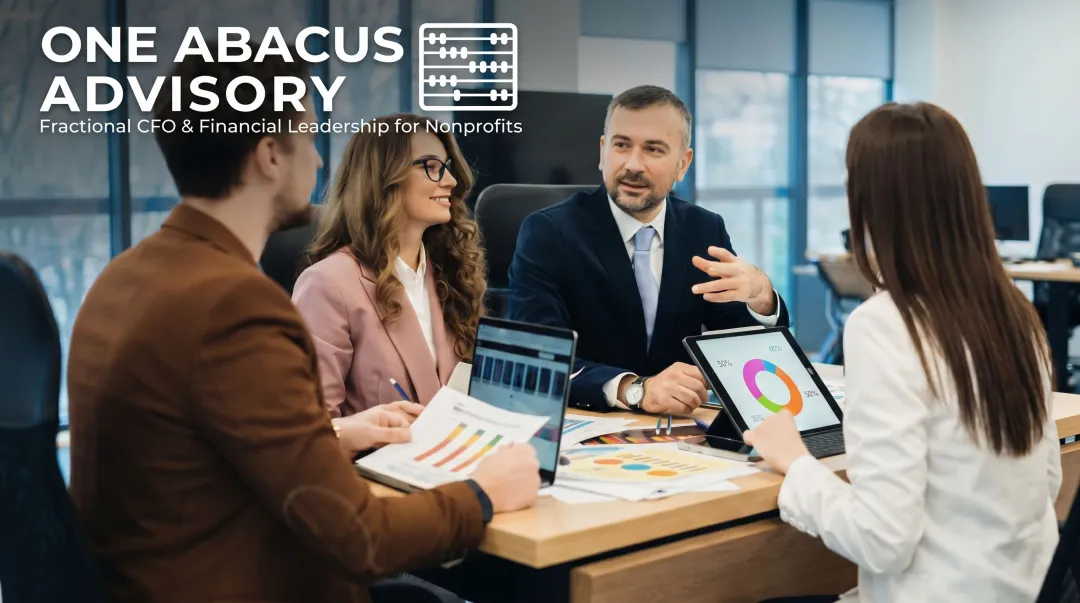 One Abacus Advisory fractional CFO team providing nonprofit financial leadership and board reporting support