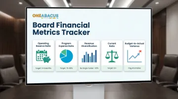 Five key nonprofit financial metrics every board member should track regularly