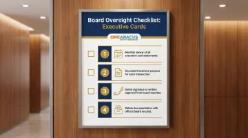 Board-level executive card review process four-step checklist for nonprofits