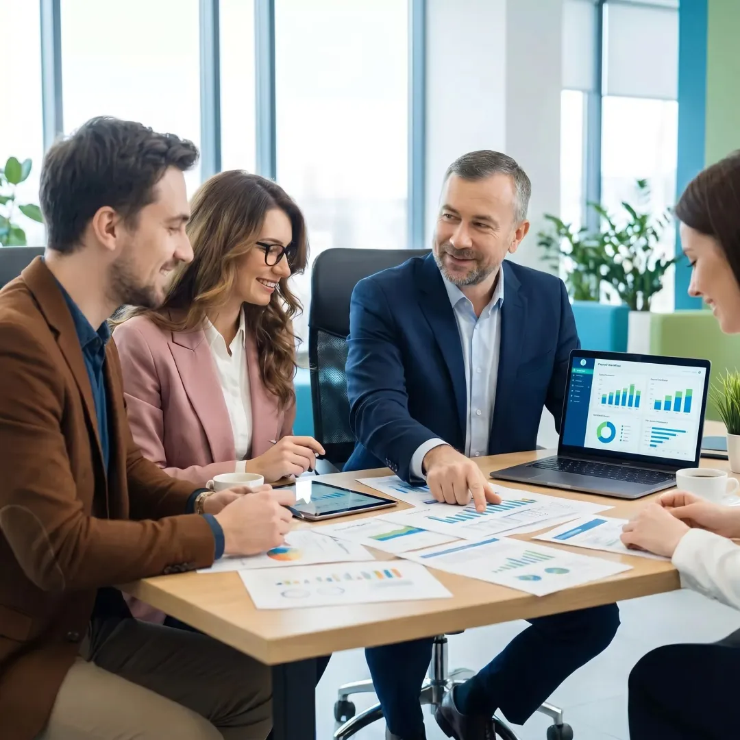 Advisor reviewing nonprofit finance and HR systems