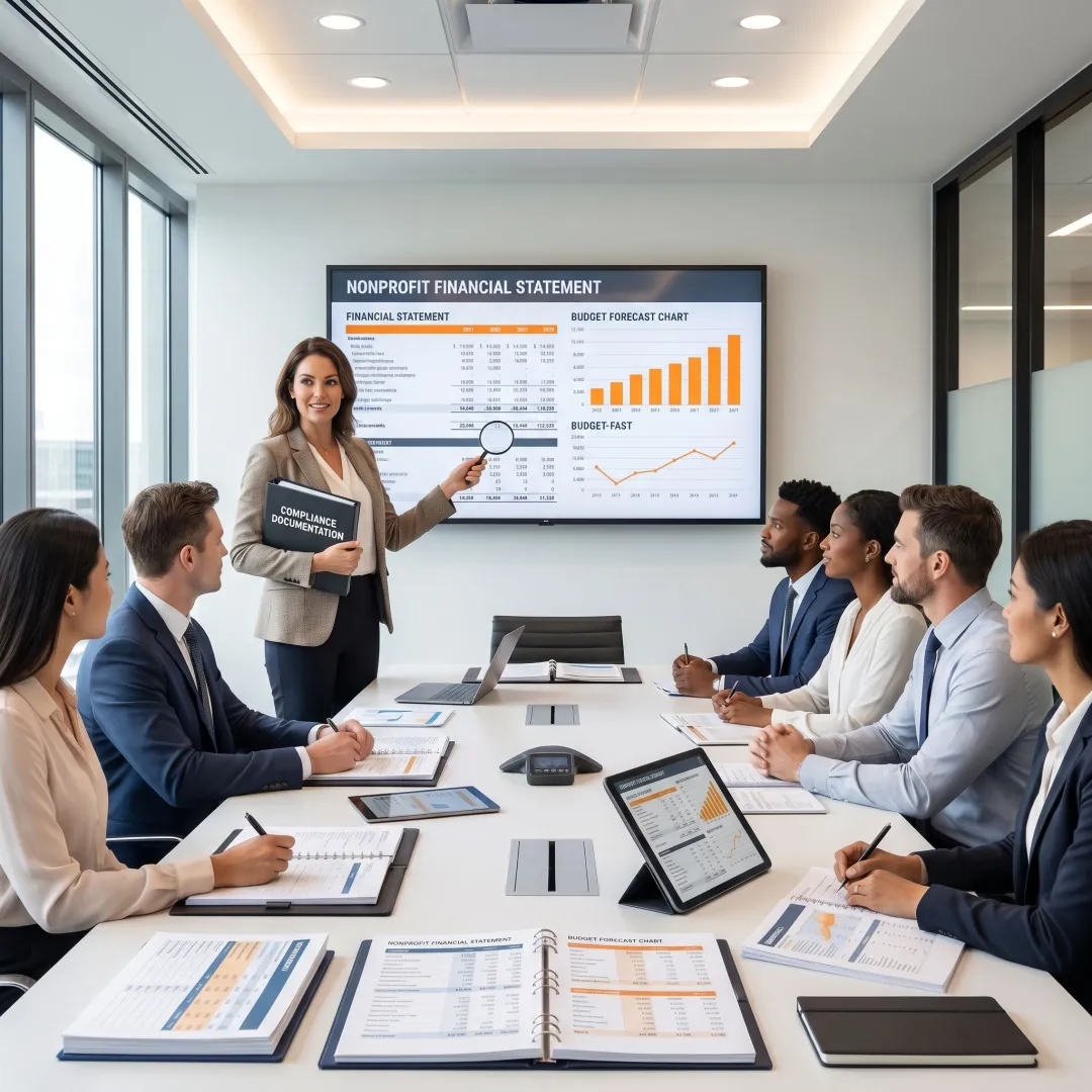 Nonprofit financial reporting and budgeting review