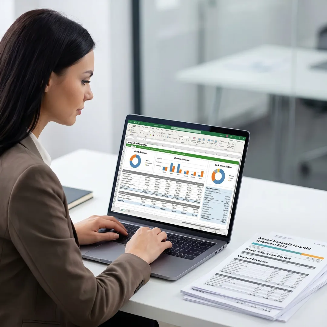Bookkeeping and reporting support for nonprofits