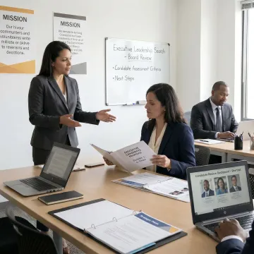 Nonprofit leadership search consultation