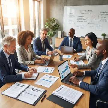 Nonprofit board governance training session