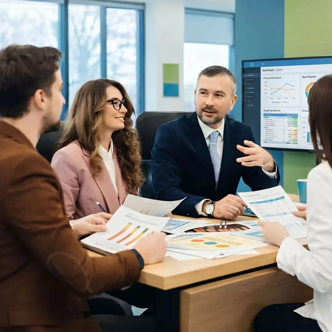 Nonprofit CFO reviewing financial strategy
