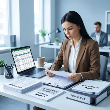 Nonprofit filing documents and financial review