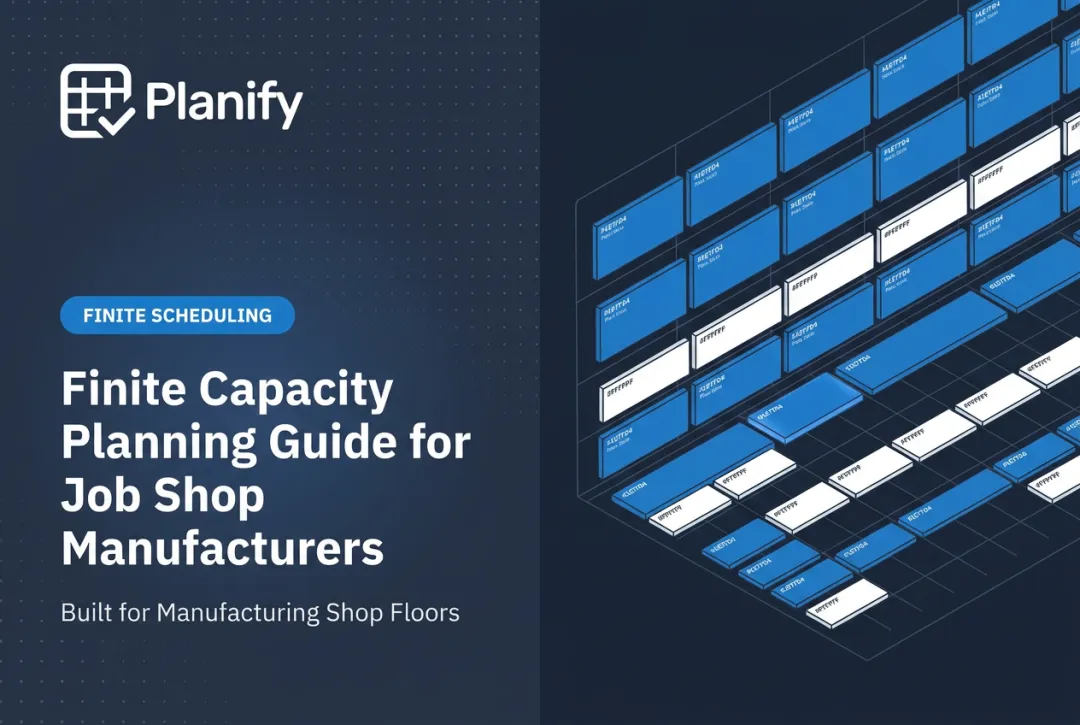 Finite Capacity Planning Guide for Job Shop Manufacturers