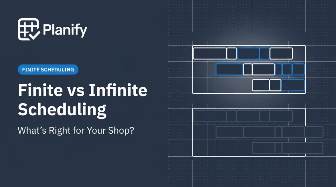 Finite vs Infinite Scheduling: What's Right for Your Shop?