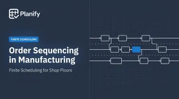 Order Sequencing in Manufacturing