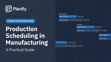 Production Scheduling in Manufacturing: A Practical Guide