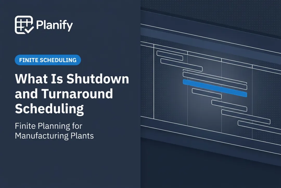 What Is Shutdown and Turnaround Scheduling