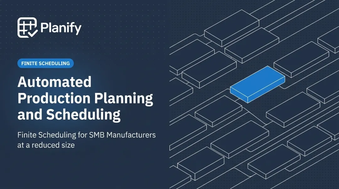 Automated Production Planning and Scheduling