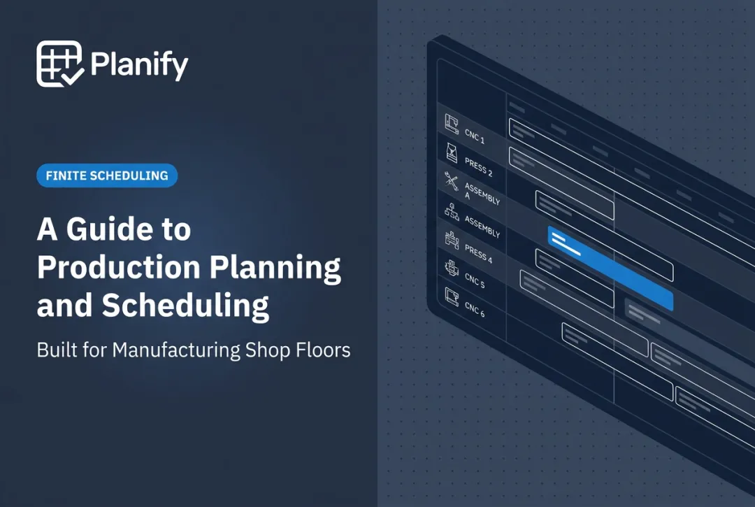 A Guide to Production Planning and Scheduling