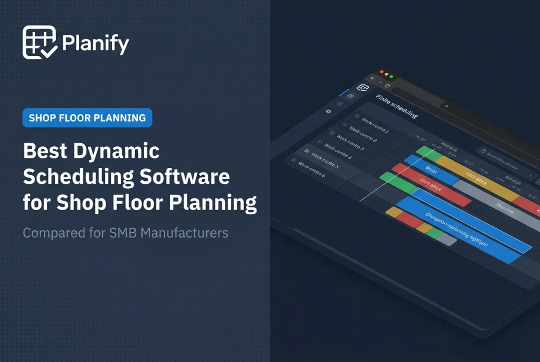 Best Dynamic Scheduling Software for Shop Floor Planning