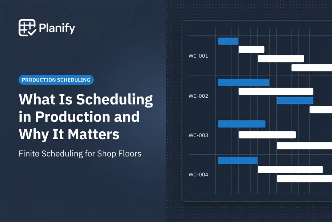 What Is Scheduling in Production and Why It Matters