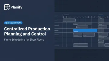 Centralized Production Planning and Control