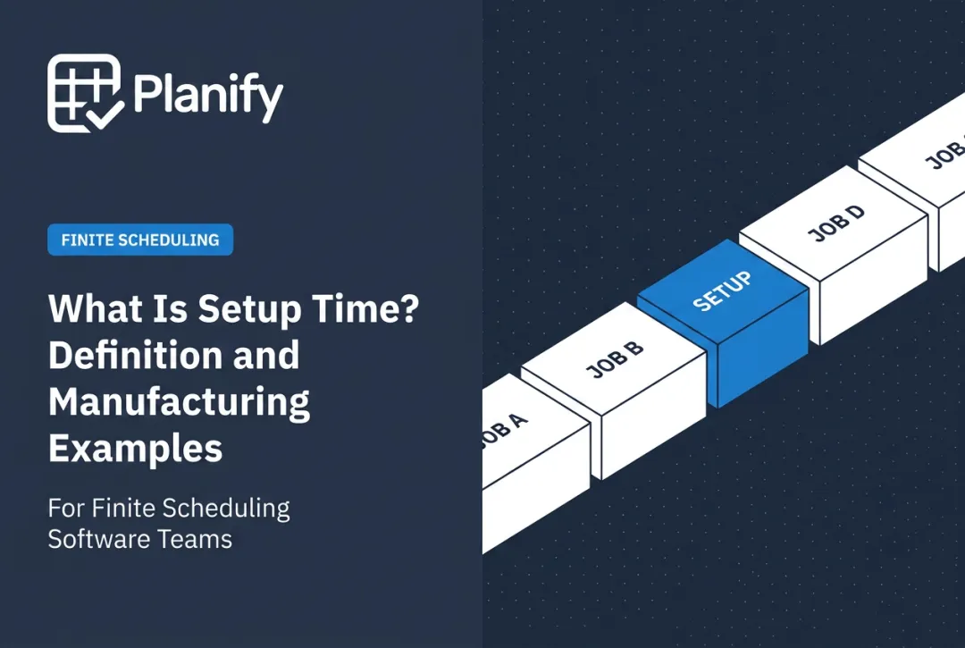What Is Setup Time? Definition and Manufacturing Examples