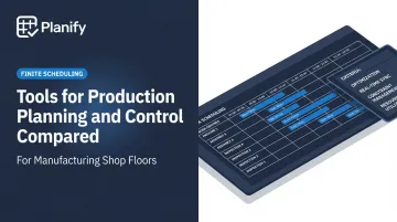 Tools for Production Planning and Control Compared
