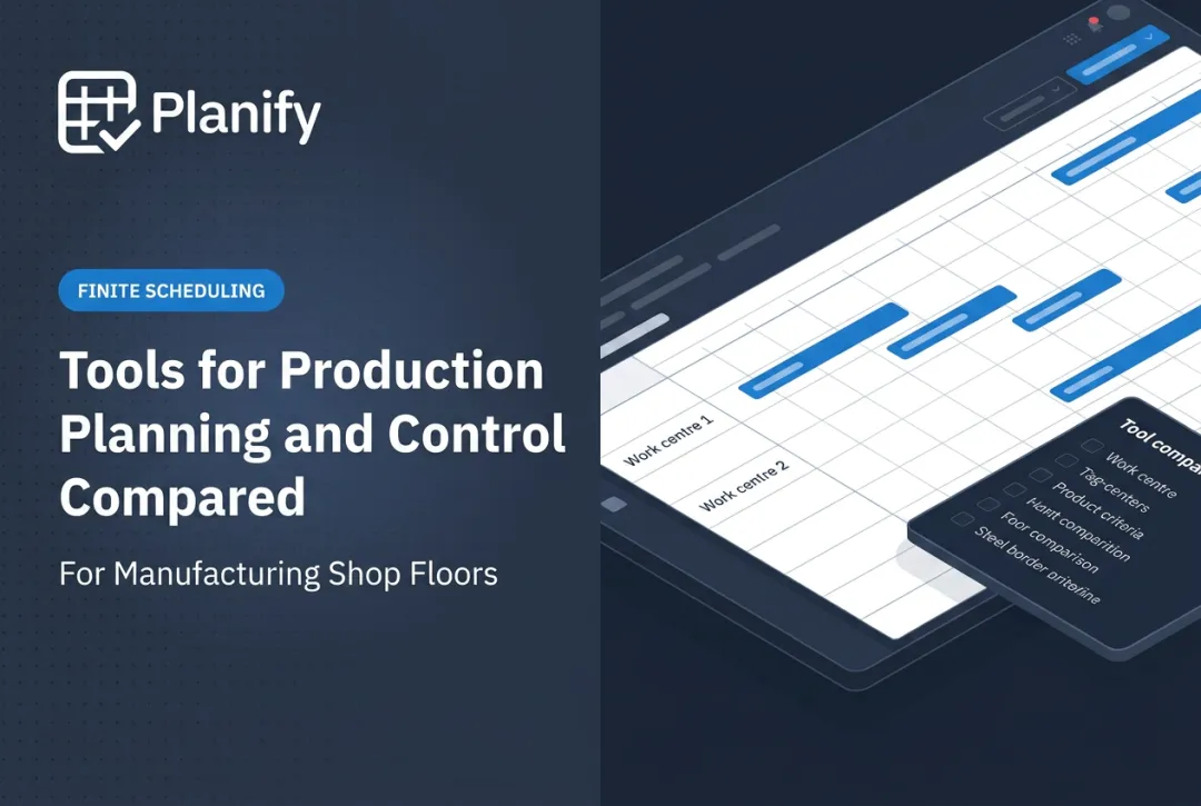Tools for Production Planning and Control Compared