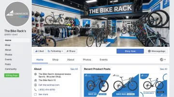 MBV branded Facebook Business Page with custom logo and consistent design