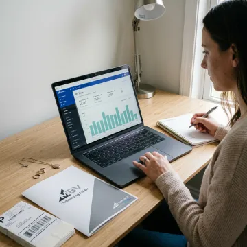 Jewelry dropshipping business planning workspace