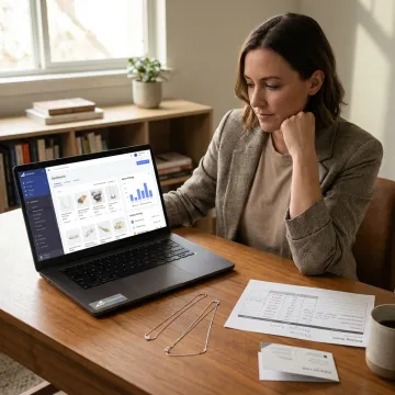 Entrepreneur planning jewelry dropshipping store